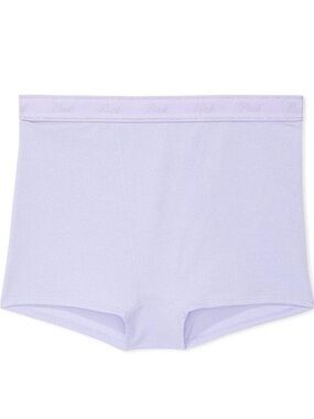 Victoria's Secret PINK logo cotton shimmer high-waist boyshorts
